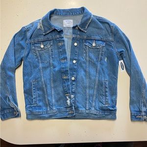 NWT Oversized Boyfriend jean jacket for women -Size Small
